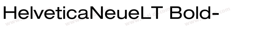 HelveticaNeueLT Bold字体转换
